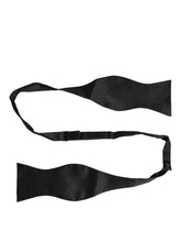 Dolce & Gabbana Men Black 100% Silk Adjustable Neck Papillon Bow Tie
