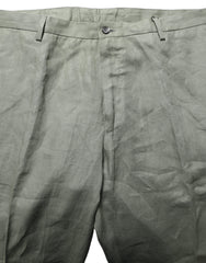 Dolce & Gabbana Gray Linen Tapered Men Dress Trouser Pants