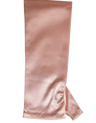 Dolce & Gabbana Pink Satin Long Opera Fingerless Gloves