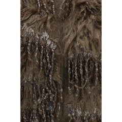 Brunello Cucinelli Beige Mohair Sleeveles Sweater