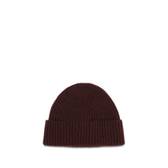Brunello Cucinelli Bordeaux Cashmere Beanie