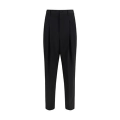 Dolce & Gabbana Black Wool Oves Aries Dress Pants