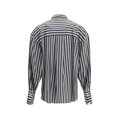 Brunello Cucinelli Multicolor Silk Pattern Shirt