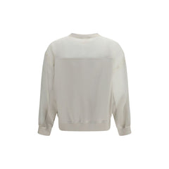 Brunello Cucinelli White Cotton Sweatshirt