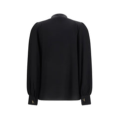 Alexander McQueen Black Silk Blouse