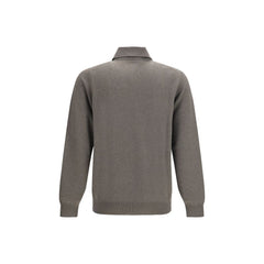 Brunello Cucinelli Brown Cashmere Polo Shirt