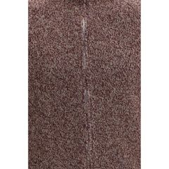 Brunello Cucinelli Bordeaux Wool Oves Aries Cardigan