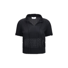 Alexander McQueen Black Viscose T-Shirt