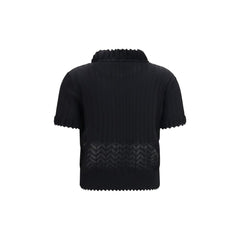 Alexander McQueen Black Viscose T-Shirt
