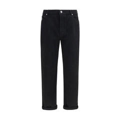 Brunello Cucinelli Black Cotton Jeans Denim