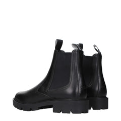 Celine Black Leather Ankle Boots