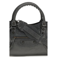 Balenciaga Gray Lamb Ovis Aries Shoulder Bag