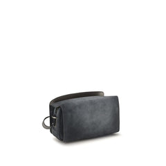 Balenciaga Blue Suede Leather Shoulder Bag