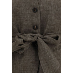 Brunello Cucinelli Brown Linen Blazer
