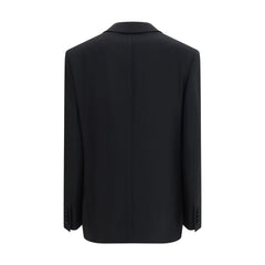 The Row Black Wool Oves Aries Blazer