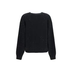 Brunello Cucinelli Black Cashmere Sweater