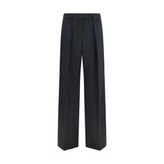 Brunello Cucinelli Black Wool Oves Aries Dress Pants