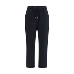 Brunello Cucinelli Black Cotton Athletic Pants