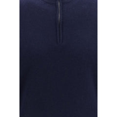Brunello Cucinelli Blue Cashmere Sweater