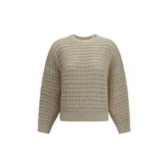 Brunello Cucinelli Beige Wool Oves Aries Sweatshirt