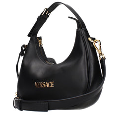 Versace Black Leather Handbag