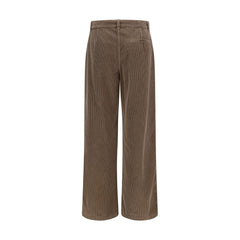 The Row Brown Cotton Casual Pants