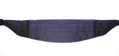 Dolce & Gabbana Blue Waist Smoking Tuxedo Cummerbund Belt