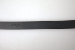 Dolce & Gabbana Bordeaux Leather Silver Metal Buckle Belt