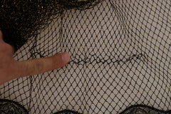 Dolce & Gabbana Black Gold Crystal Heart A-line Dress