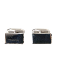 Dolce & Gabbana Silver Plated Metal Brass Pin Men Cufflinks