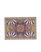 Dolce & Gabbana Multicolor Carretto Siciliano Envelope Post Card Holder