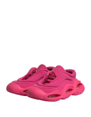 Dolce & Gabbana Pink Wave Low Top Lace Up Men Sneakers Shoes