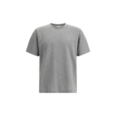 Saint Laurent Grey Cotton Oversized T-shirt