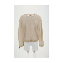 Brunello Cucinelli Beige Mohair Sweatshirt