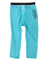 Dolce & Gabbana Light Blue DG Logo Nylon Cropped Tights Underwear