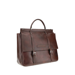 Brunello Cucinelli Brown Calf Leather Bos Taurus Luggage And Travel