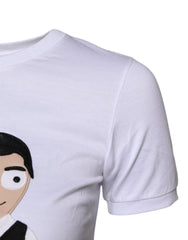 Dolce & Gabbana White #DGFAMILY Embroidery Cotton T-shirt