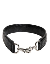 Dolce & Gabbana Black Alligator Leather Bag Shoulder Strap