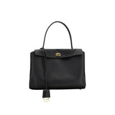 Balenciaga Black Calf Leather Bos Taurus Shoulder Bag