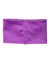 Dolce & Gabbana Purple Nylon Stretch Women Neck Warmer Scarf