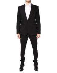 Dolce & Gabbana Multicolor Polyester Jacquard 2 Piece Suit