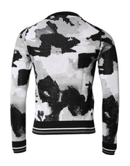 Dolce & Gabbana Multicolor Logo Crew Neck Pullover Sweater