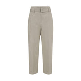 Brunello Cucinelli Cream Cotton Casual Pants
