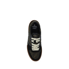 Fendi Multicolor Calf Leather Bos Taurus Sneakers