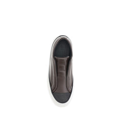 Brunello Cucinelli Black Rubber Low Top Sneakers