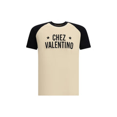 Valentino Beige Cotton T-Shirt