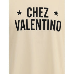 Valentino Beige Cotton T-Shirt
