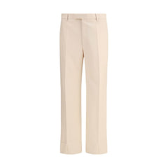 Valentino Beige Fleece Wool Dress Pants
