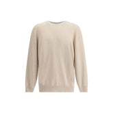 Brunello Cucinelli Beige Cashmere Sweater