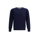 Brunello Cucinelli Blue Cashmere Cashmere Sweater